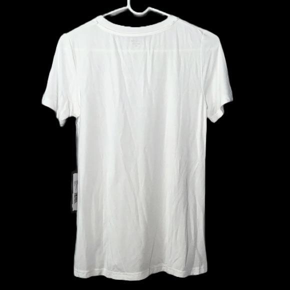 SOLD!!! Johnny Was CALME Embroidered Yoga Crew Neck T-Shirt Size X-Small - Picture 3 of 7